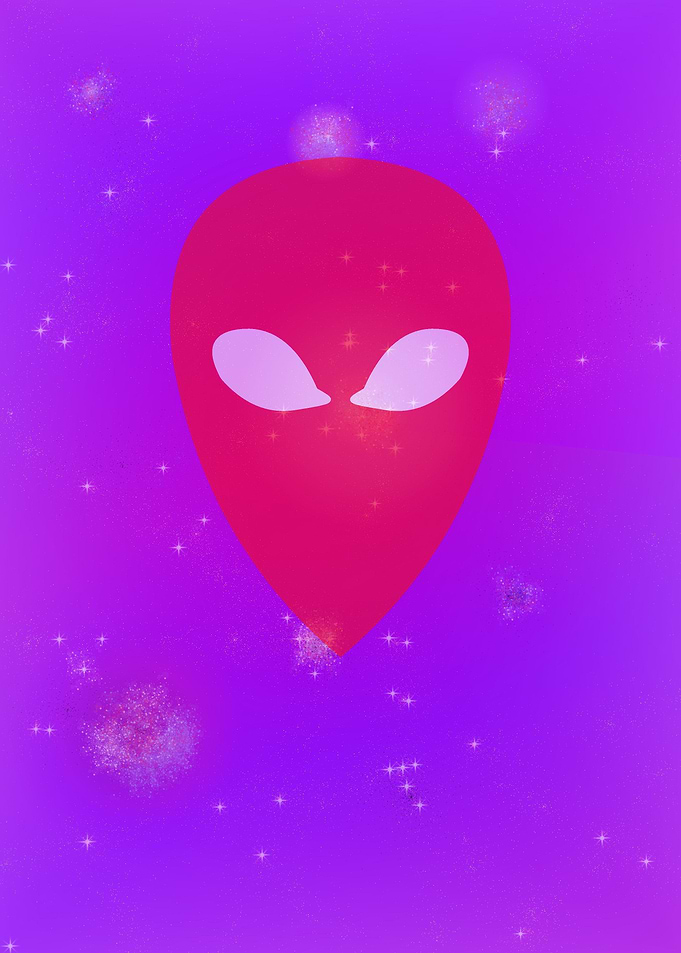 minimalist alien