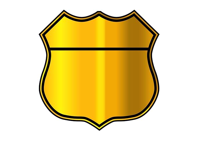 Gold Highway Sign