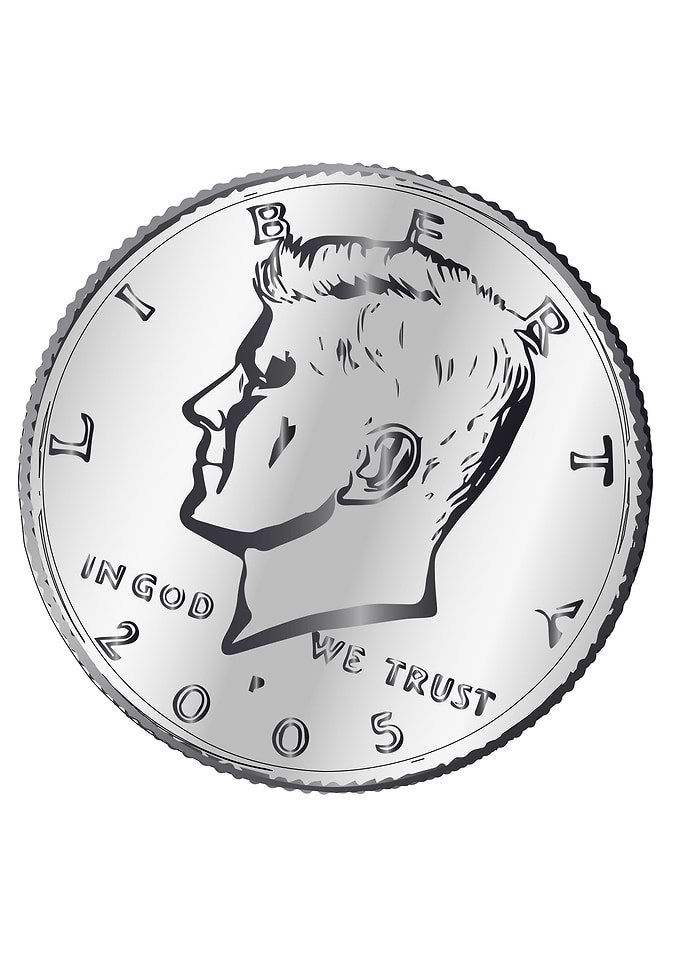 US JFK Half Dollar Coin
