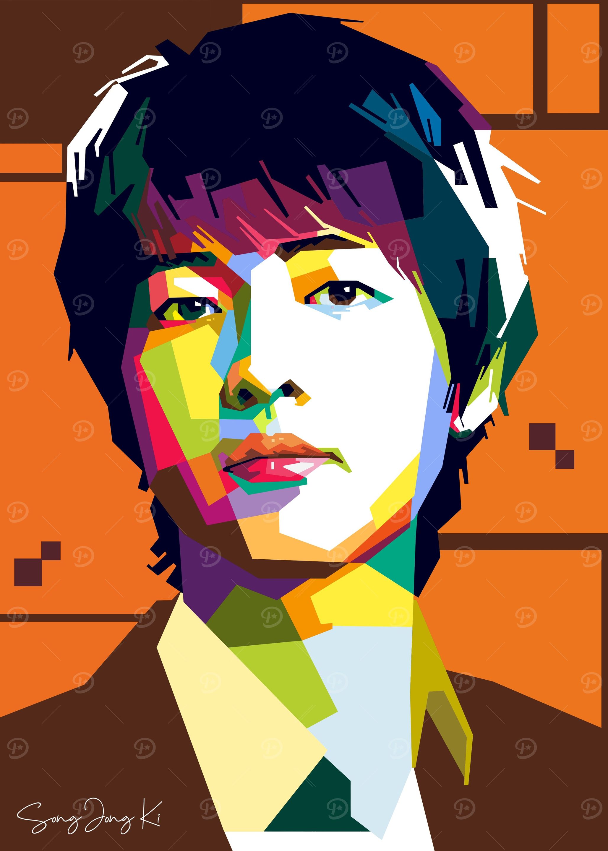 Song Jong Ki Popart