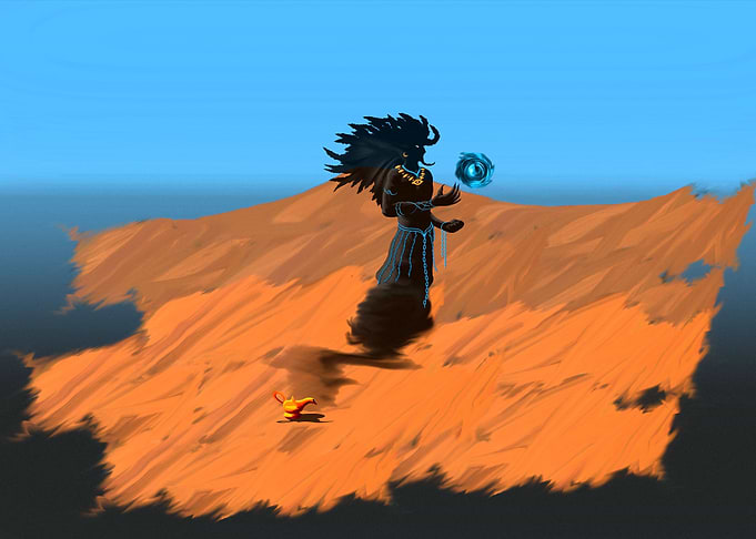 Blue djinn