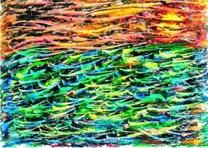 Colours of the Sea- Budda