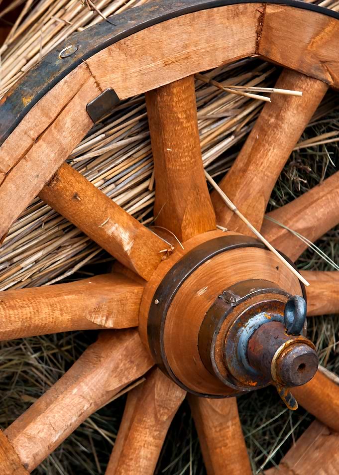 Wooden Cart Wheel