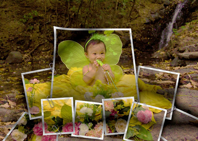 Cute Asian baby