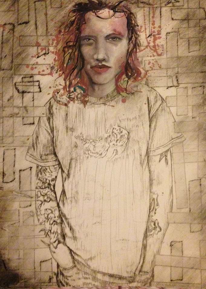 Tattooed man