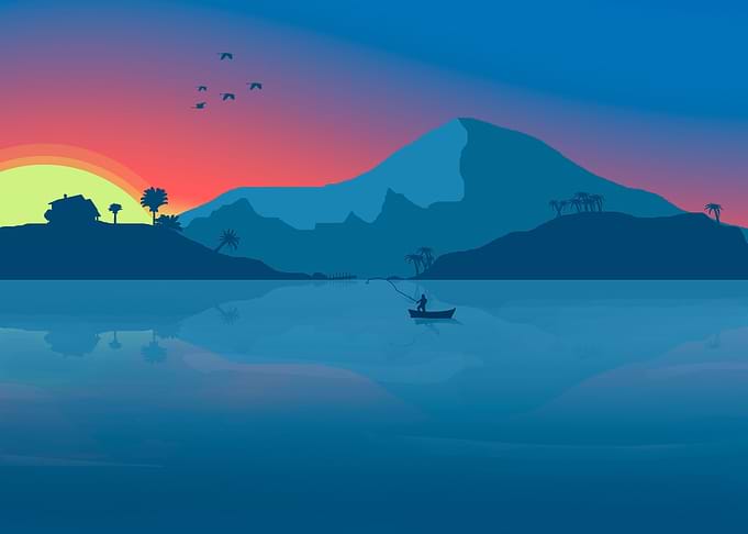 Landscape Vector Backgroun