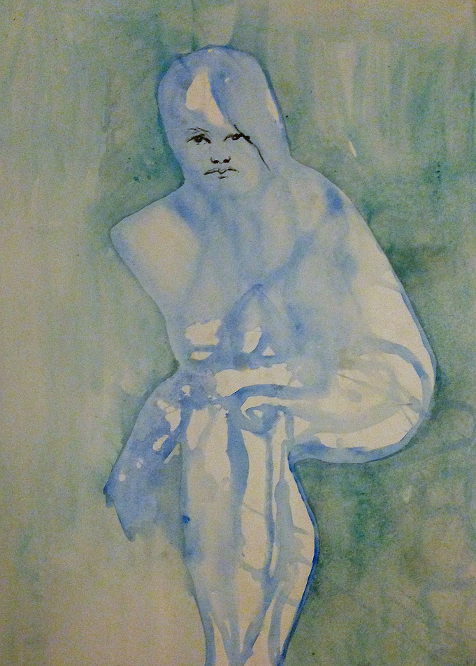 woman on a chair