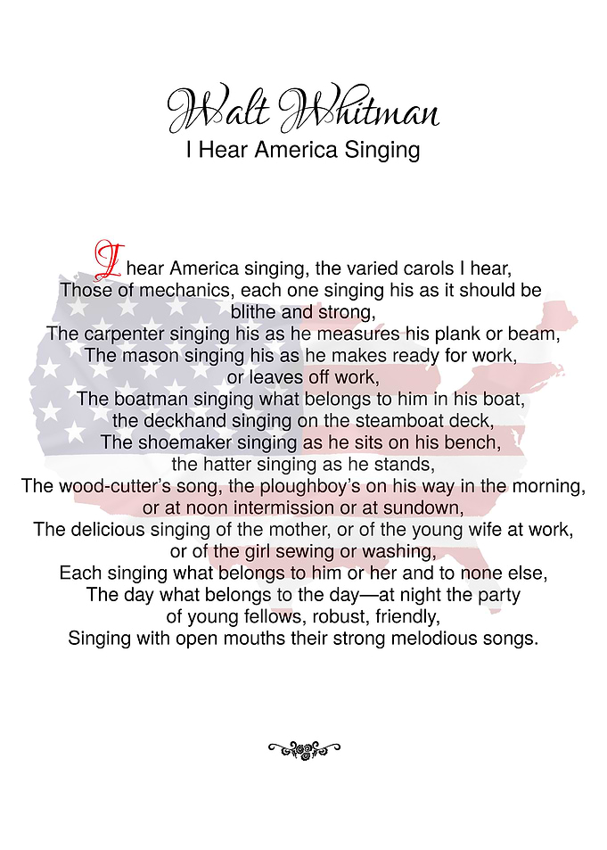 I Hear America Singing