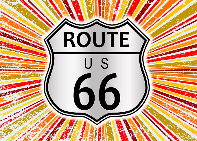 Route 66 Retro Splash