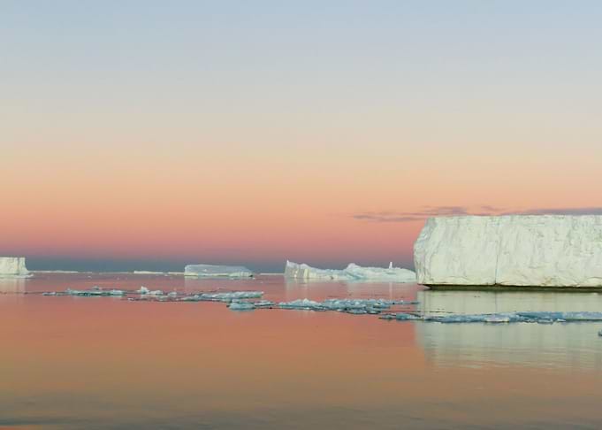 Arctic Sound sunset