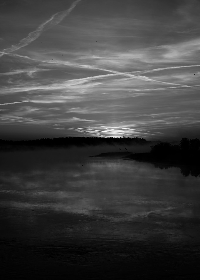 River sunrise