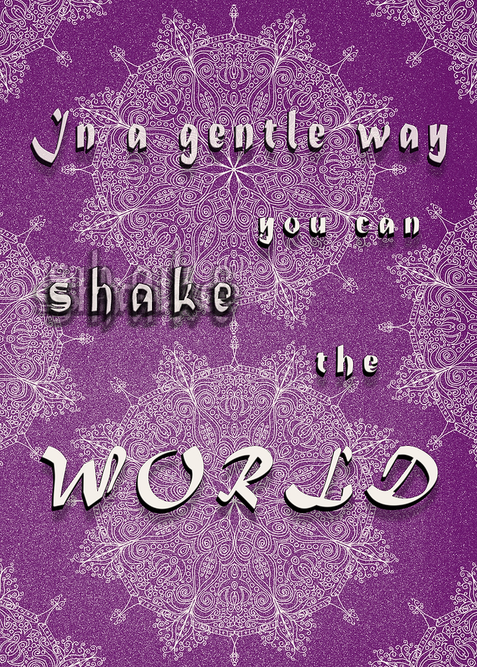 Shake the World Purple