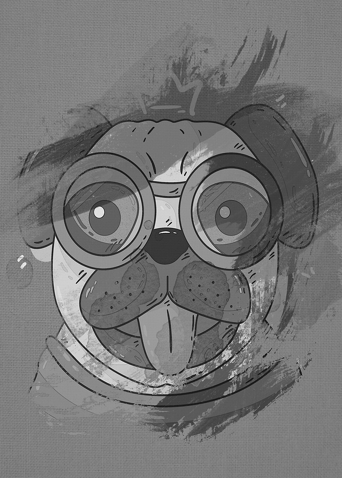 Best Pug Poster 4 Wall Art