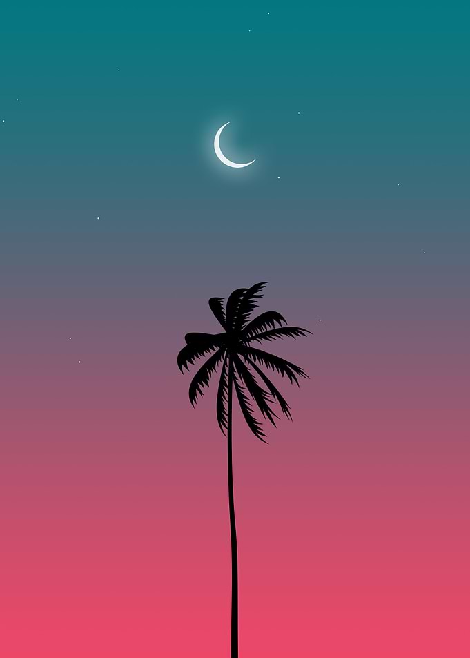 Sunset and Moonrise