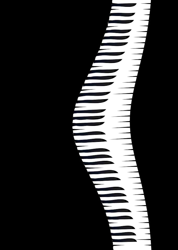 Abstract Piano Keys