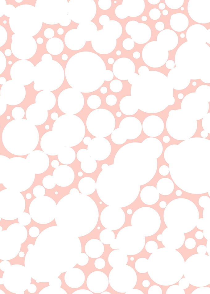 Pink With White Circles