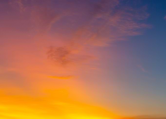 Sunset sky