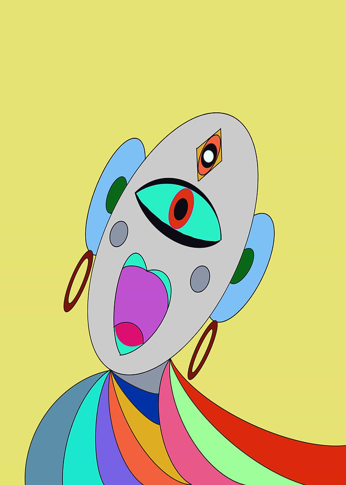 Abstract face