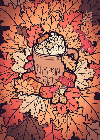 Pumpkin spice coffee