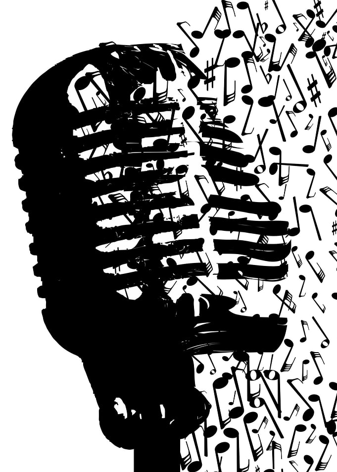 Abstract Mic Breaking Up