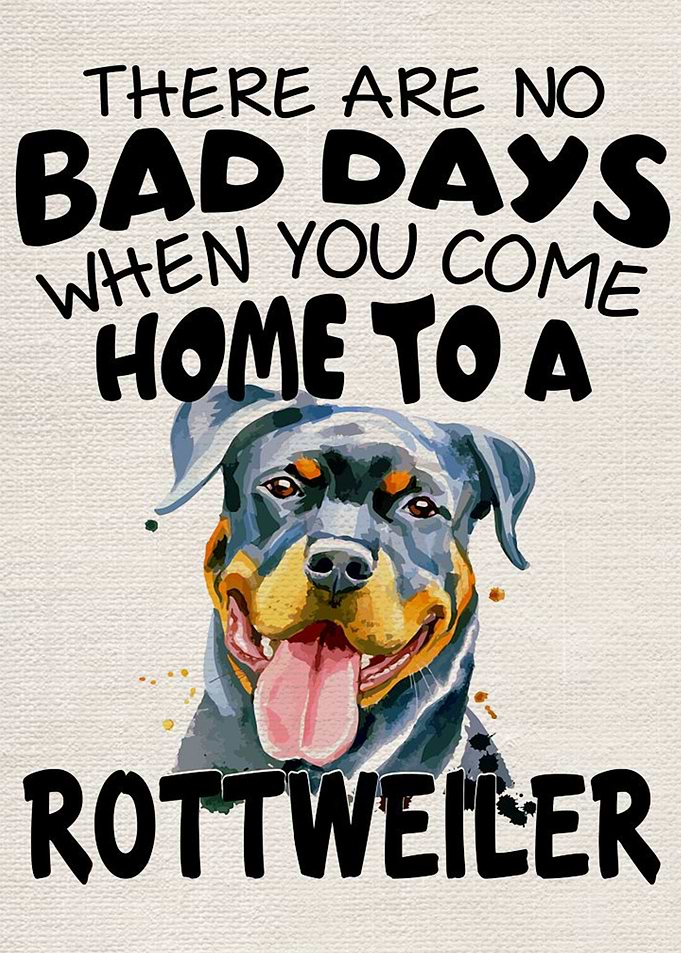 Rottweiler art funny