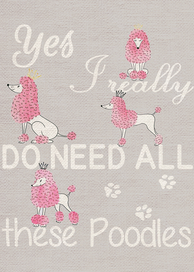 Poodle Poster