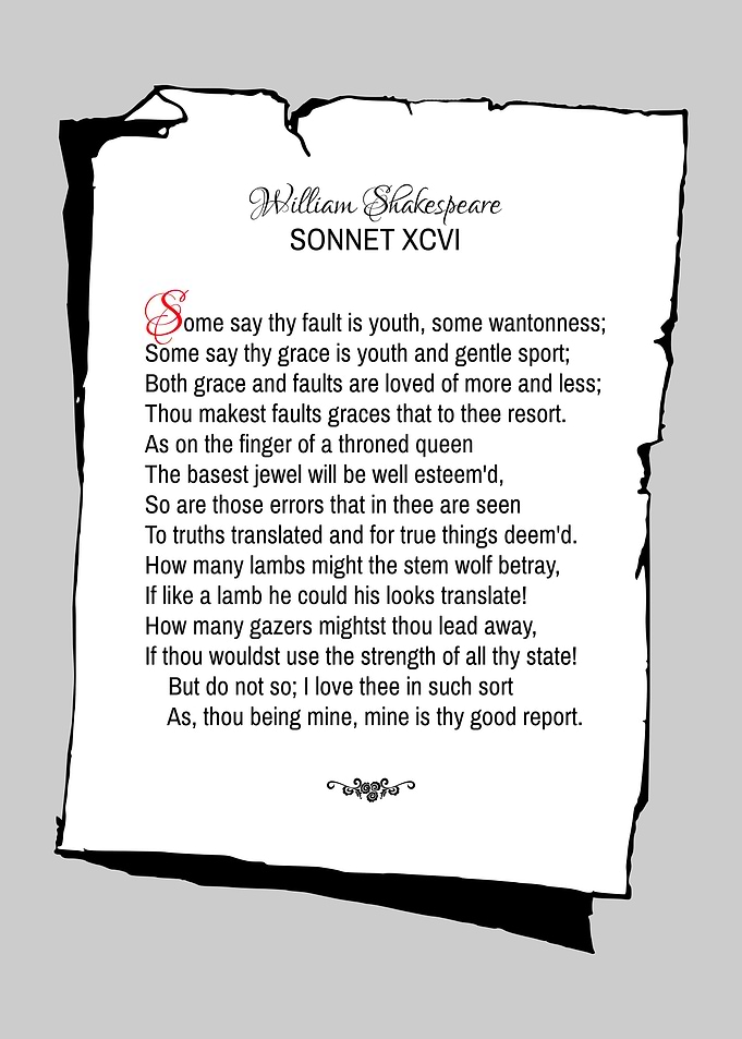 Shakespeare Sonnet 96
