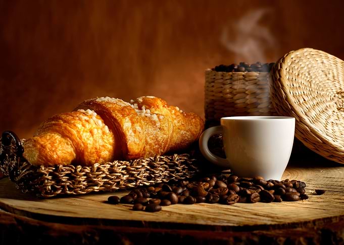 Coffee and Croissant