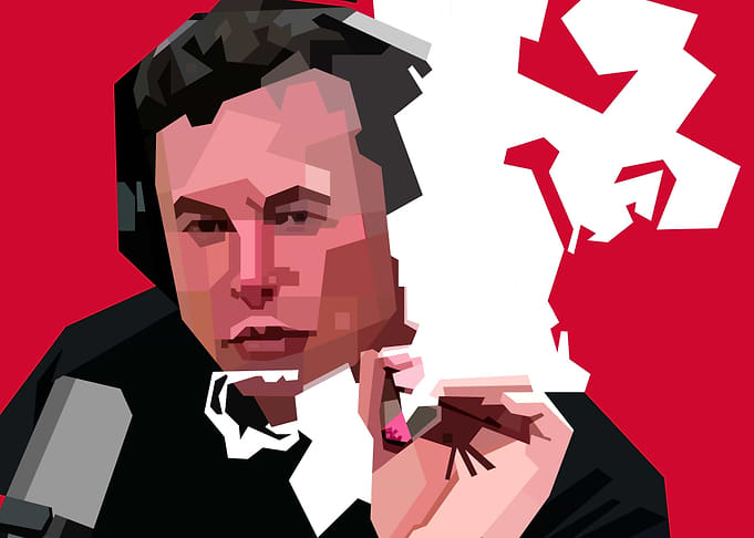 Elon Musk Smoking