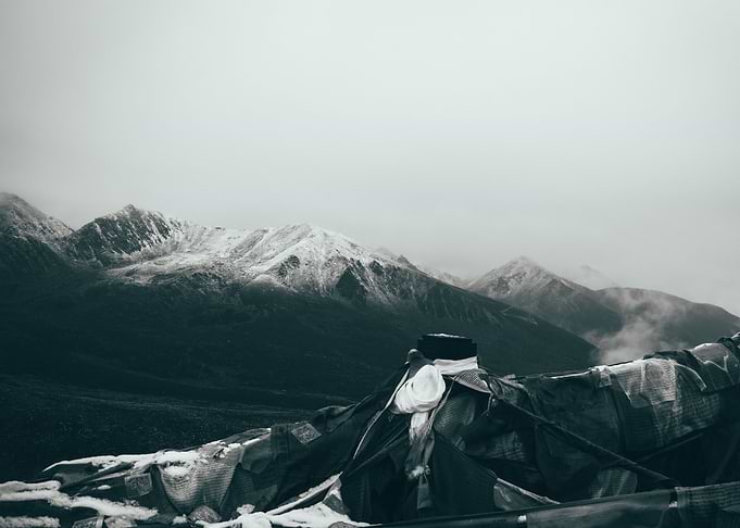 Snowy Mountains near Tibet