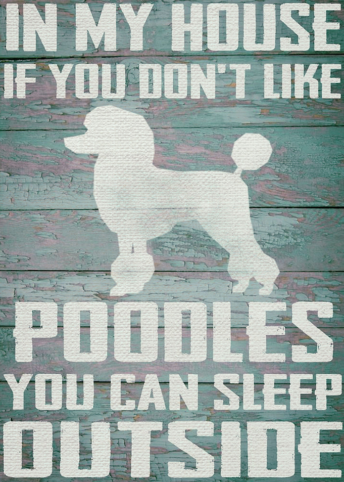 Poodle art
