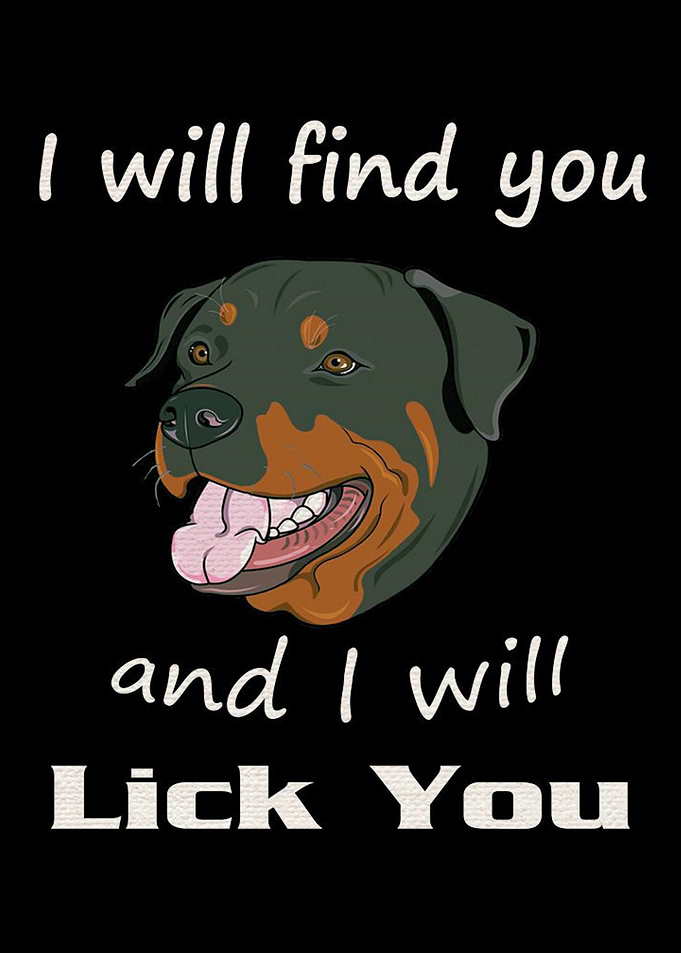 Rottweiler art funny