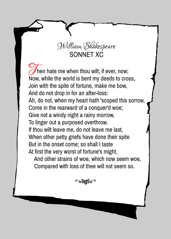 Shakespeare Sonnet 90