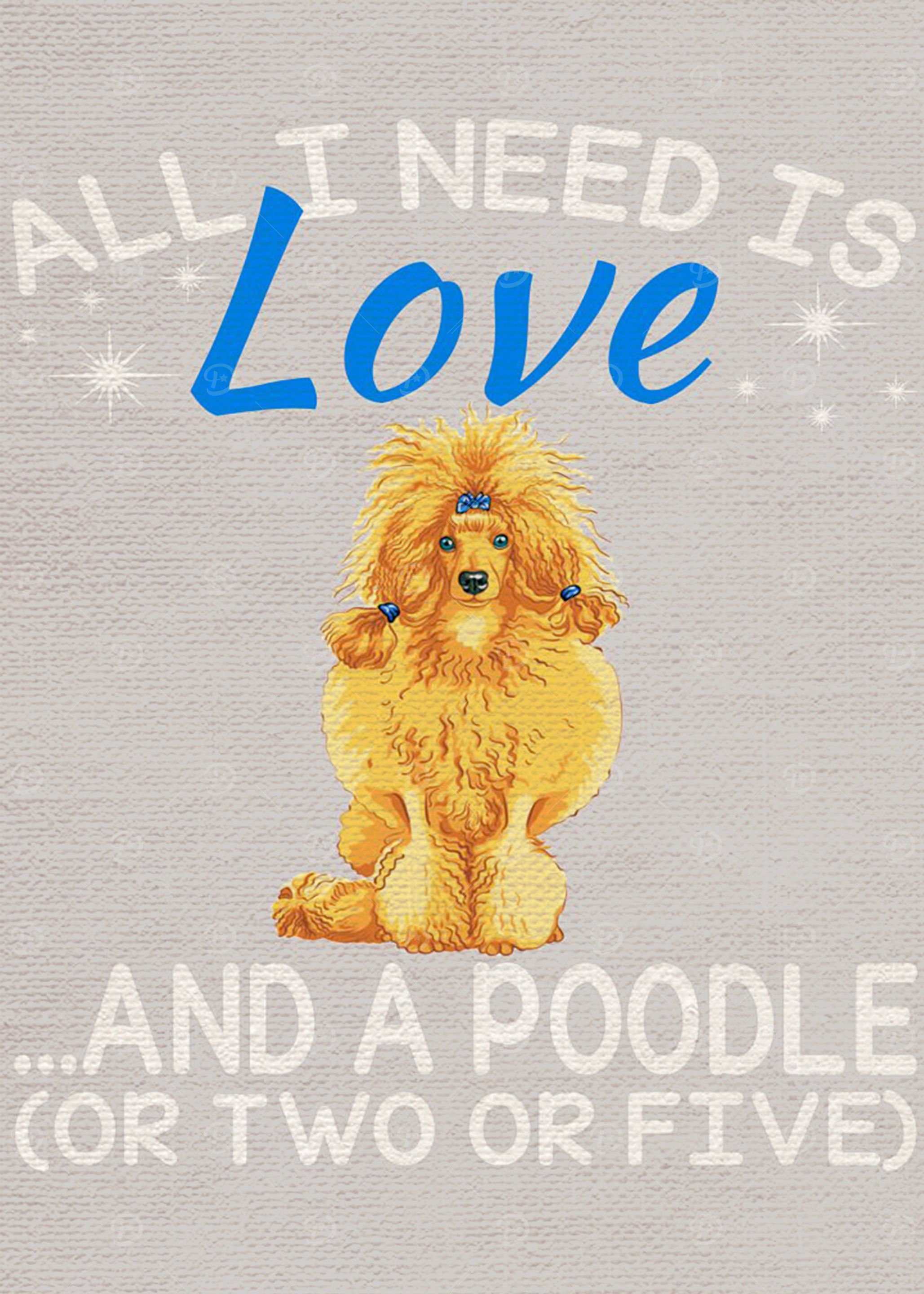 Poodle Poster
