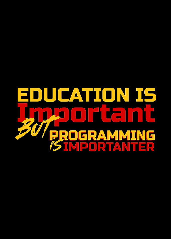 Programming Is Importanter