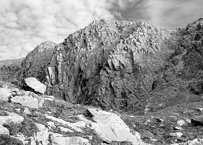 mountains and cliffs
