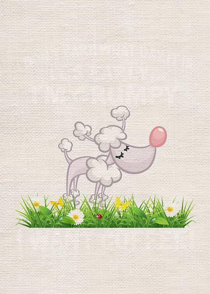 Poodle art