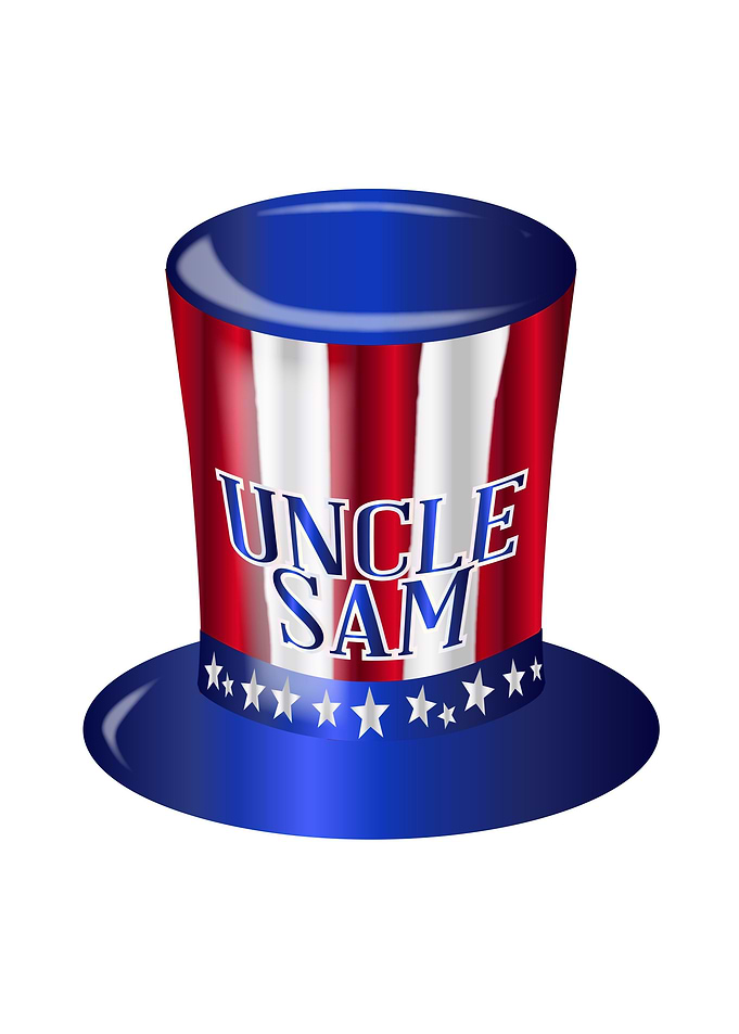 Uncle Sam Flag Hat