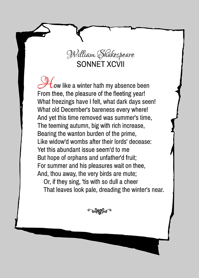 Shakespeare Sonnet 97