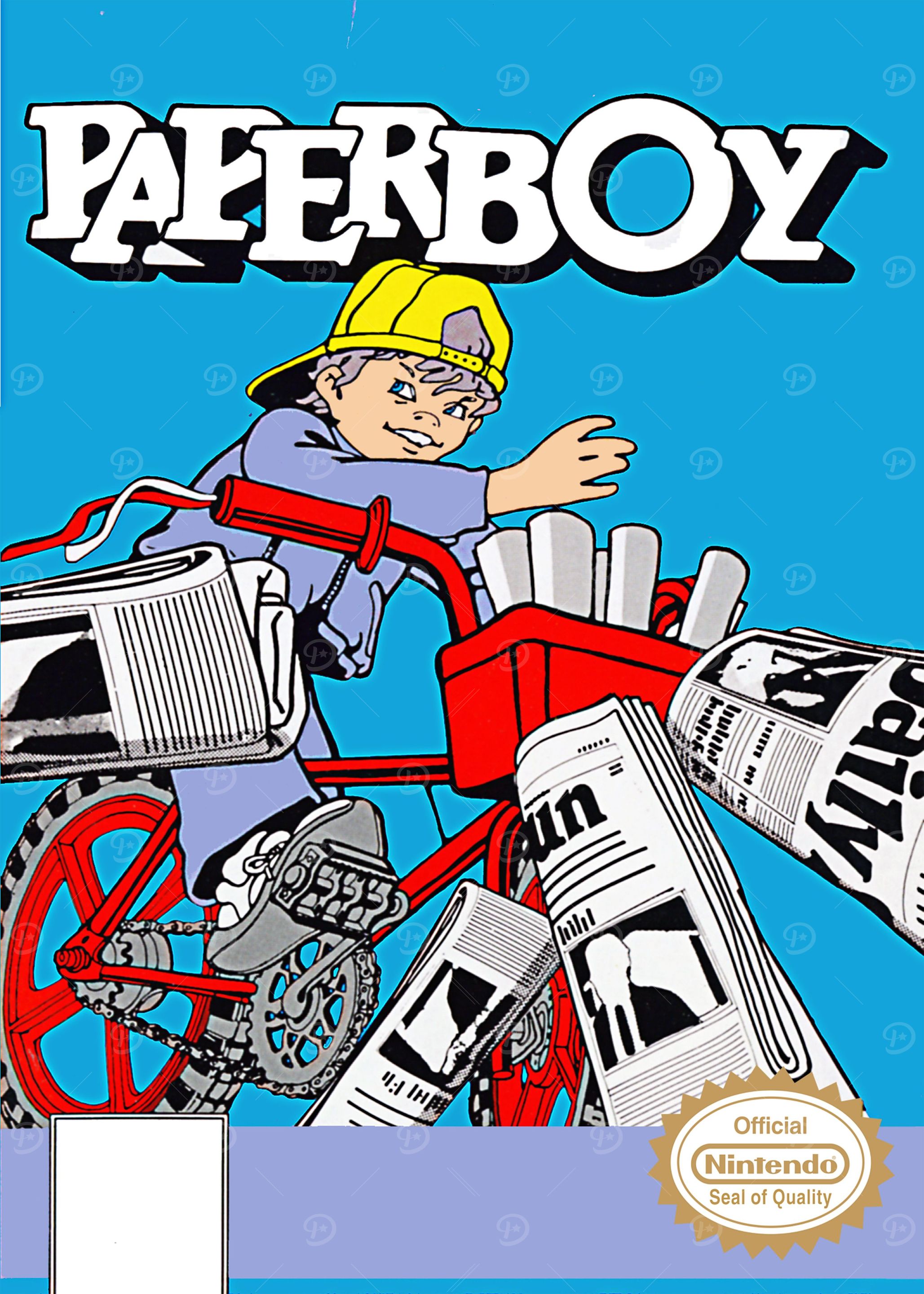 nes cover paperboy