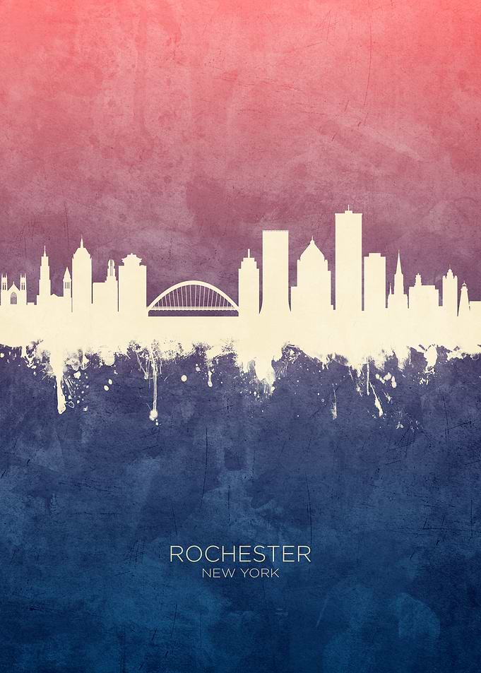 Rochester New York Skyline