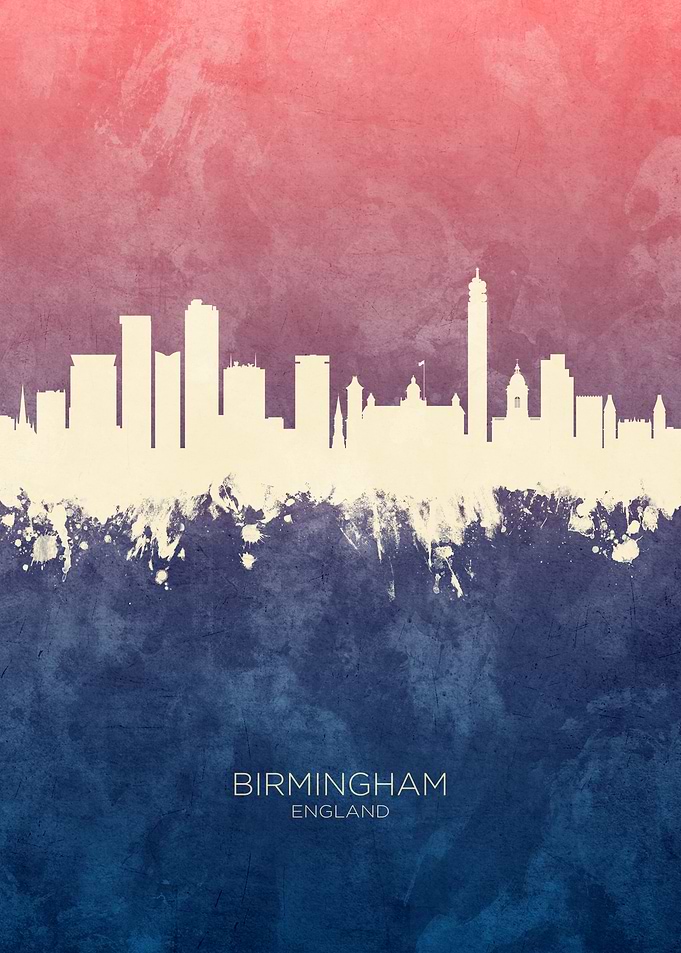 Birmingham England Skyline