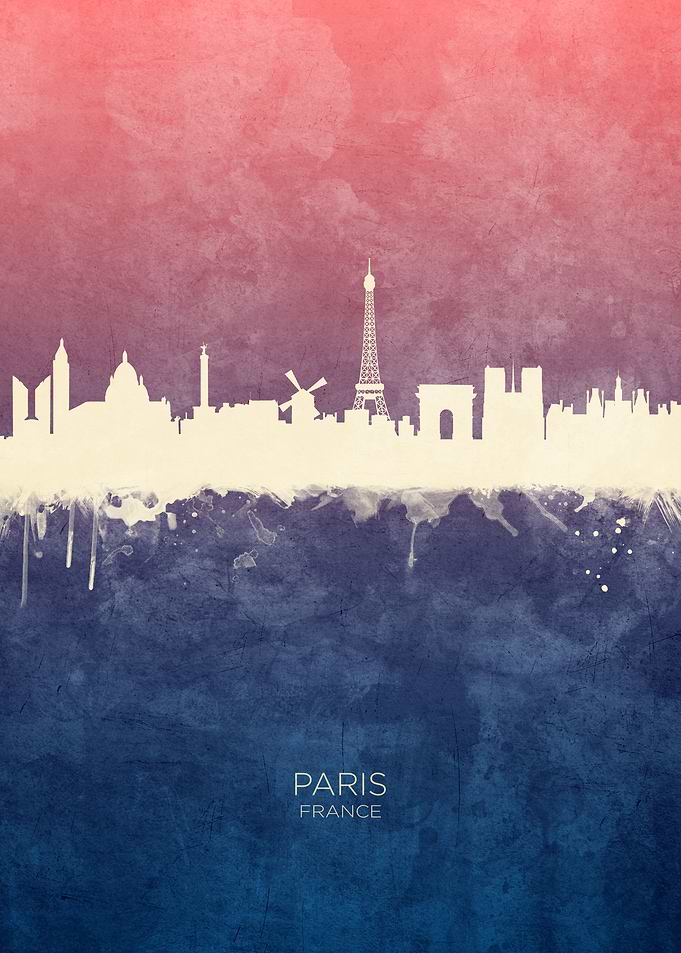 Paris France Skyline