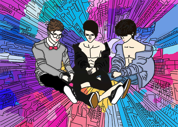 three boys city