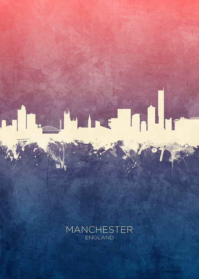 Manchester England Skyline