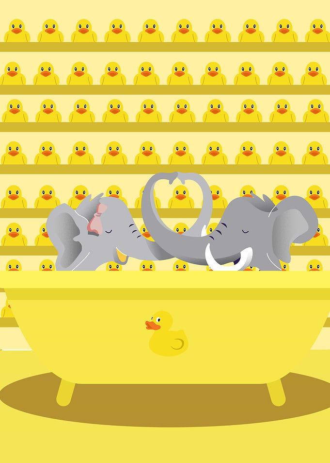 Love in the bath
