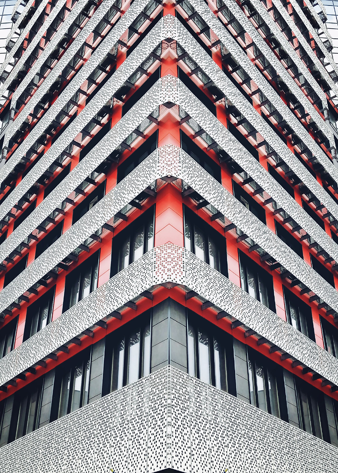 Red building