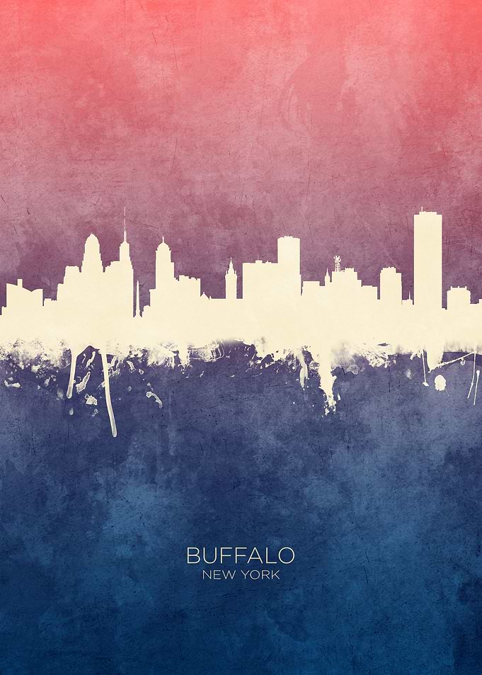 Buffalo New York Skyline