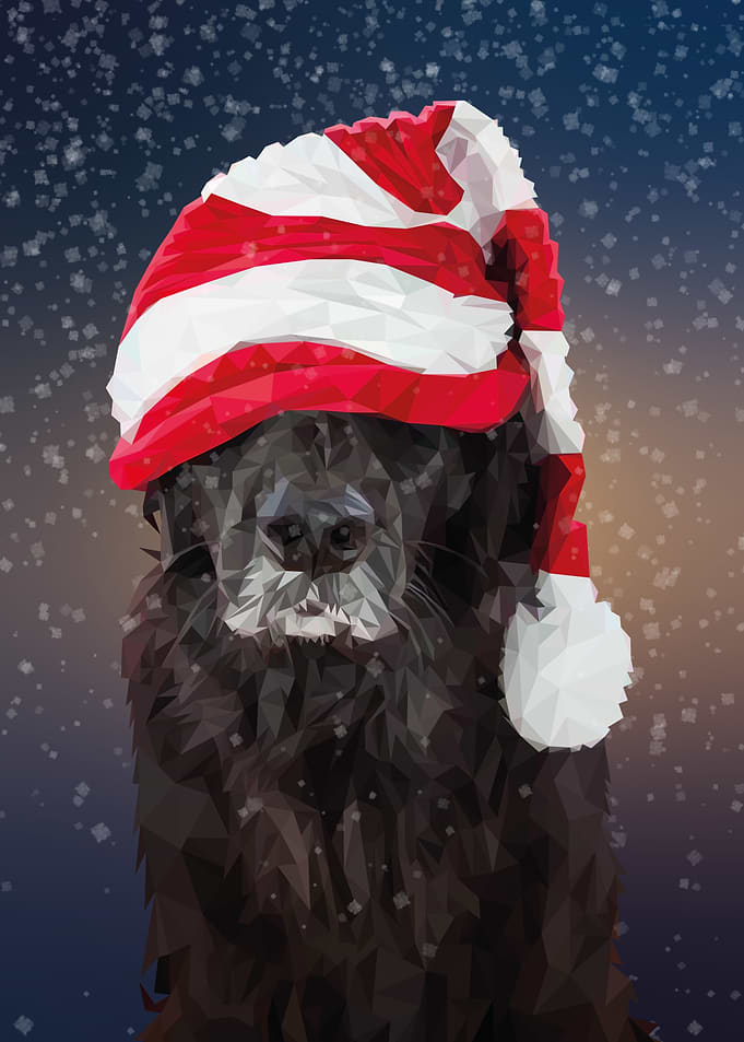 Santa Dog