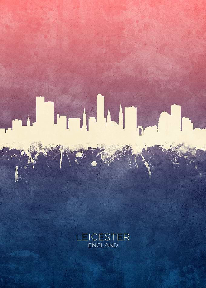 Leicester England Skyline